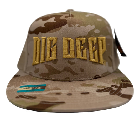 SNAPBACK-TAN CAMO