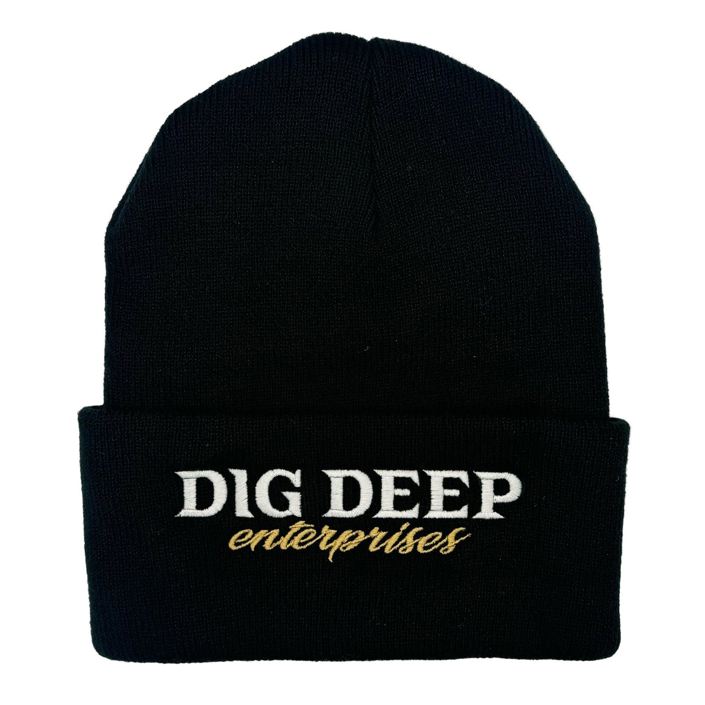 BEANIE - BLACK WITH GOLD