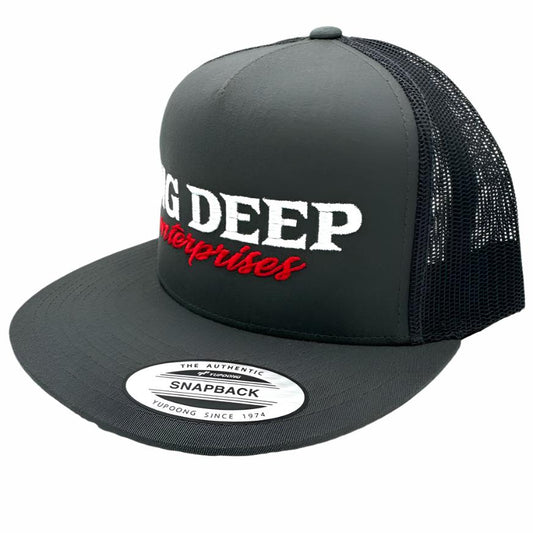 SNAPBACK - GRAY WITH RED