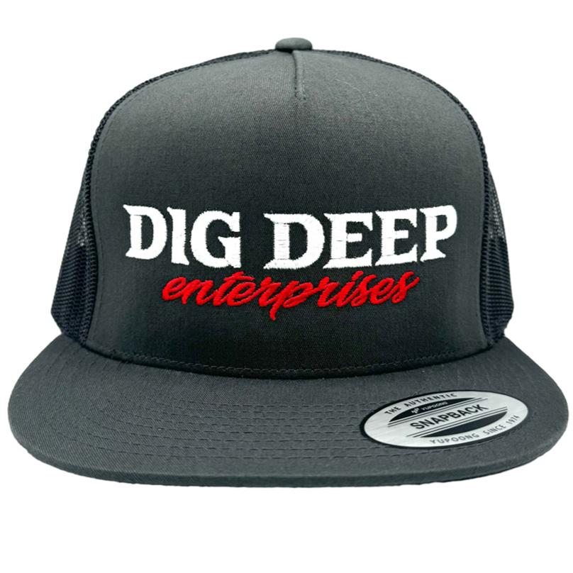 SNAPBACK - GRAY WITH RED