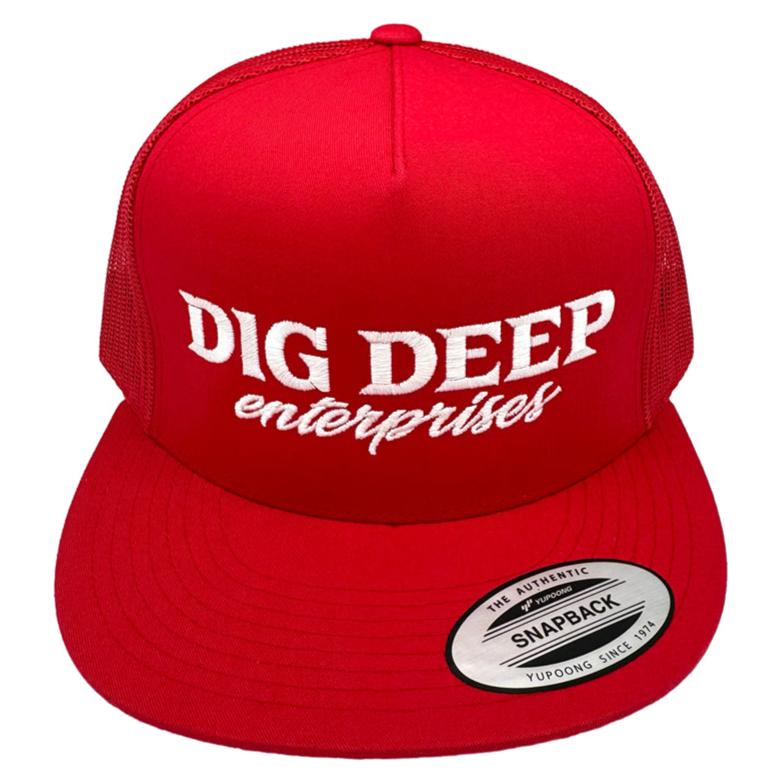 SNAPBACK-RED WITH WHITE