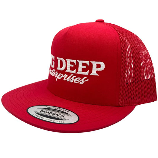 SNAPBACK-RED WITH WHITE
