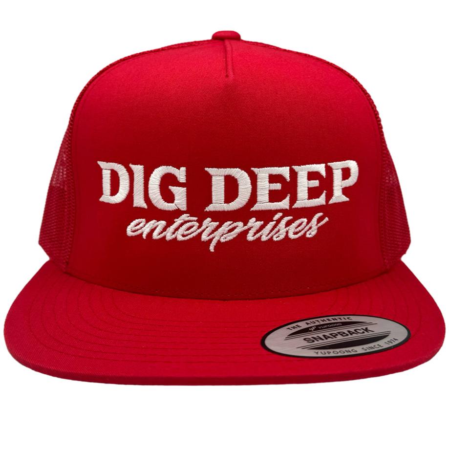 SNAPBACK-RED WITH WHITE