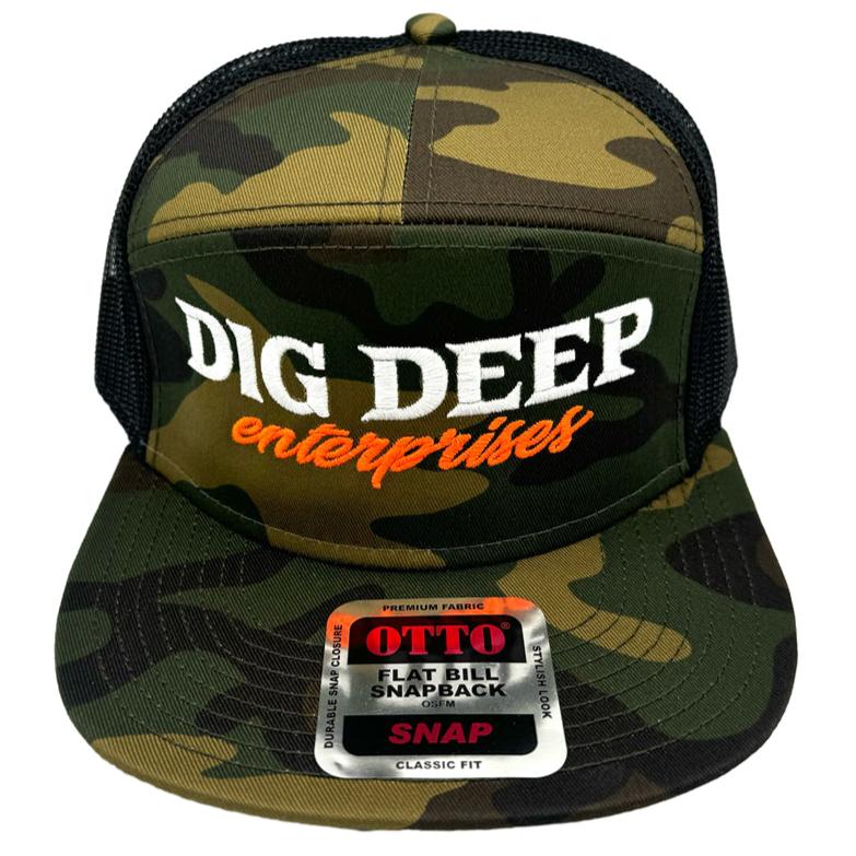 SNAPBACK-CAMO WITH ORANGE