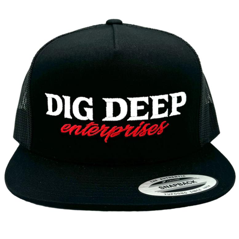 SNAPBACK - BLACK WITH RED