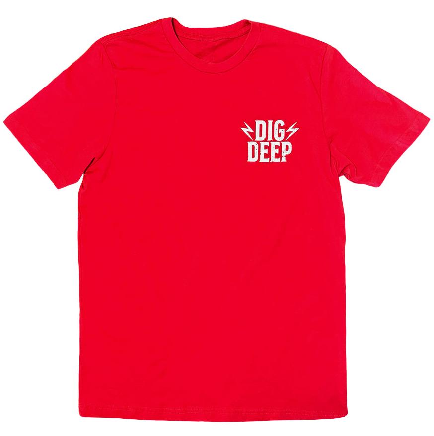 BOLT TEE-RED