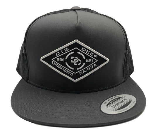 DIAMOND CUT SNAPBACK - GRAY/BLACK
