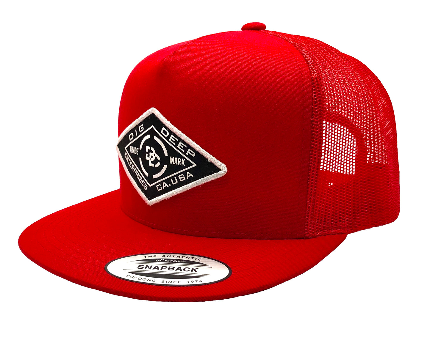 DIAMOND CUT SNAPBACK - RED