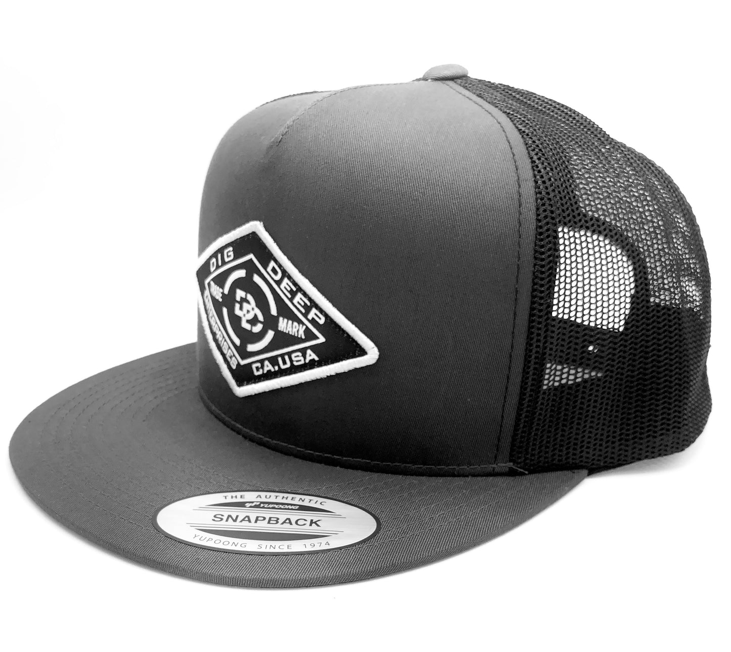 DIAMOND CUT SNAPBACK - GRAY/BLACK