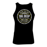 CHAIN LINK TANK - BLACK