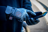 V-2 LEATHER GLOVES-BLACK