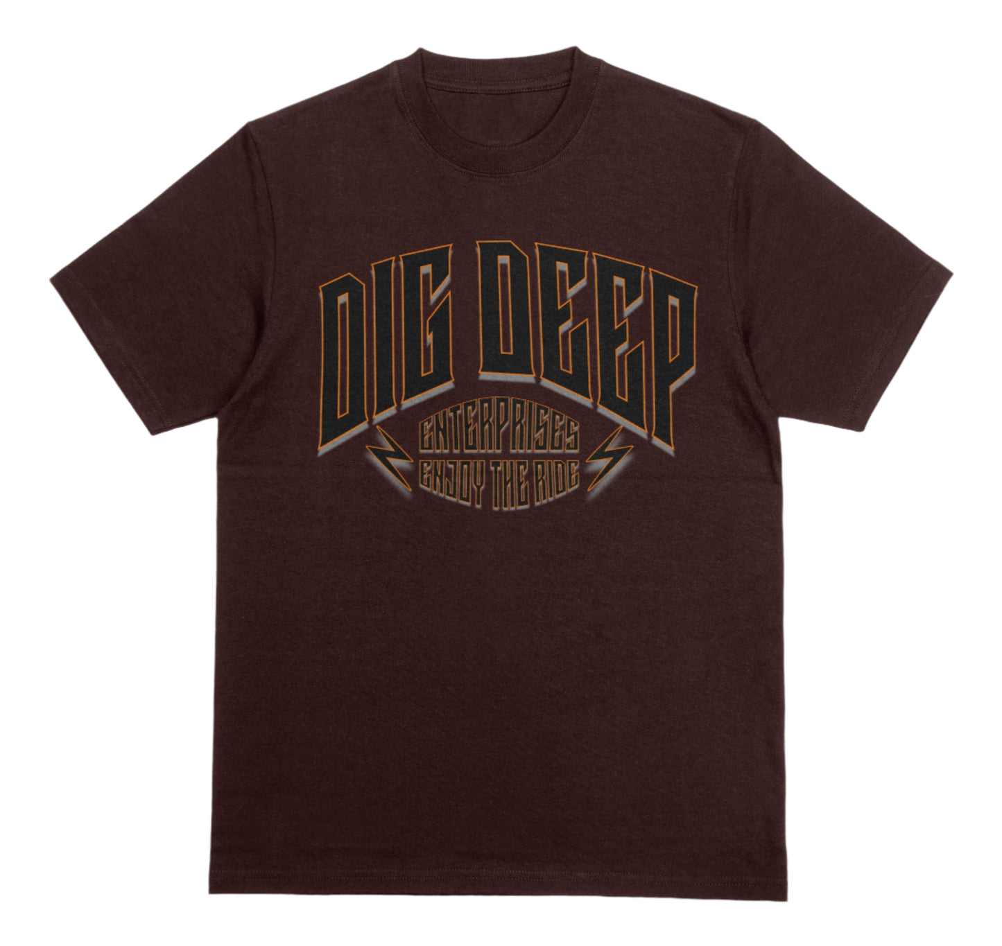 H.D. HEAVYWEIGHT TEE - BROWN