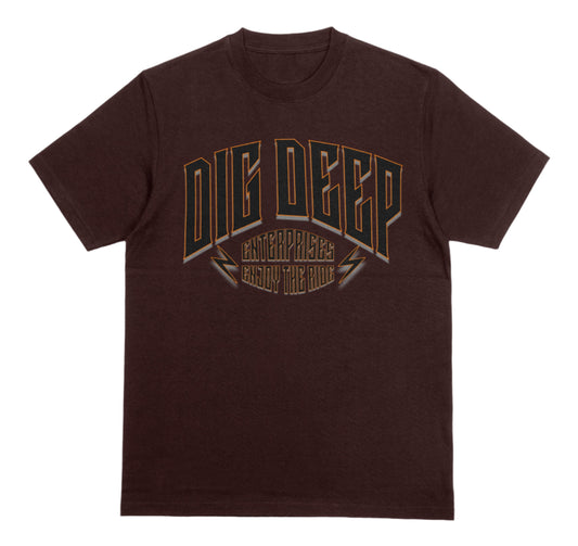 H.D. HEAVYWEIGHT TEE - BROWN