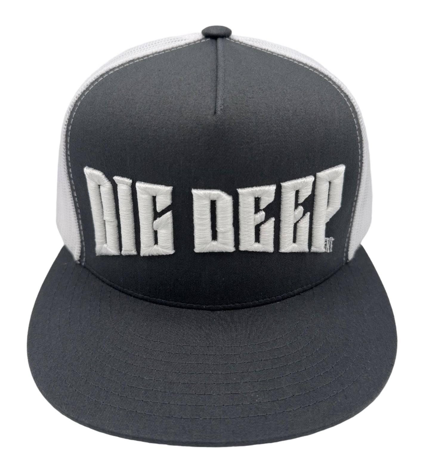 SNAPBACK-GRAY & WHITE