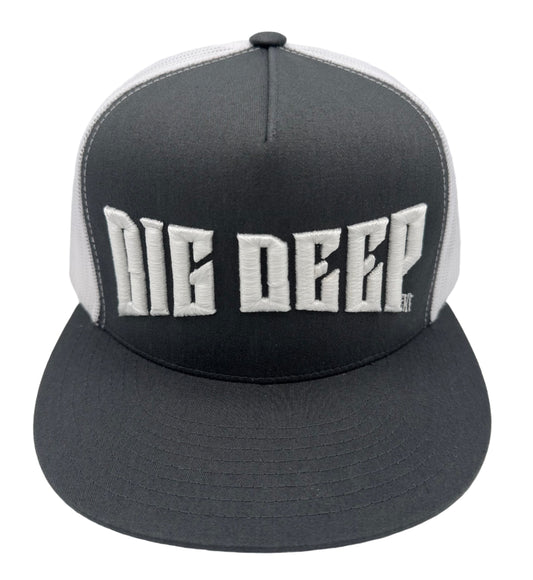 SNAPBACK-GRAY & WHITE