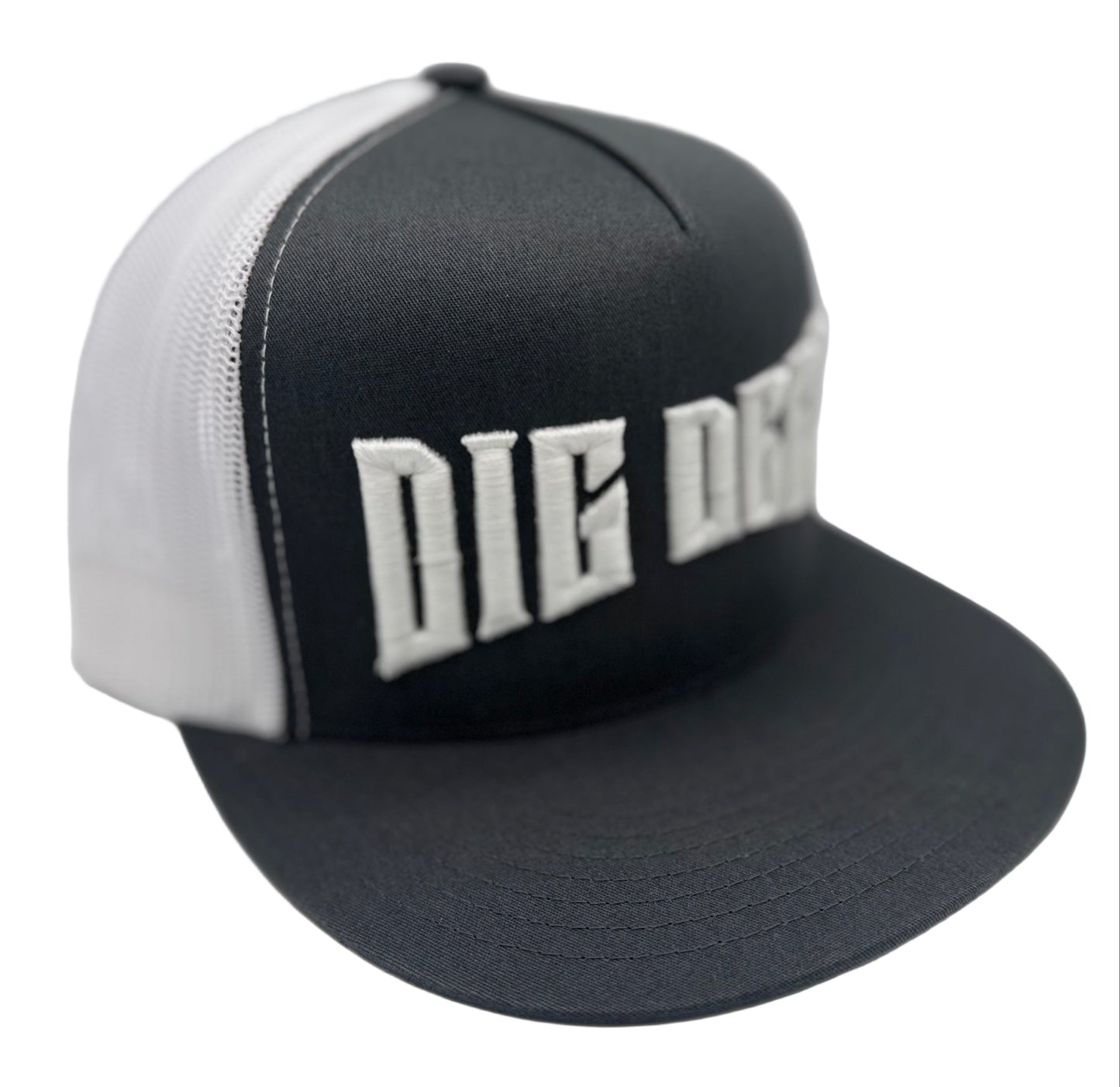 SNAPBACK-GRAY & WHITE