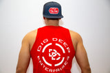 CLASSIC LOGO TANK TOP-RED