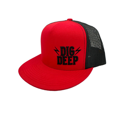 BOLT SNAPBACK-RED/BLACK