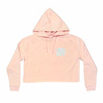 BOLT CROP HOODIE-PINK