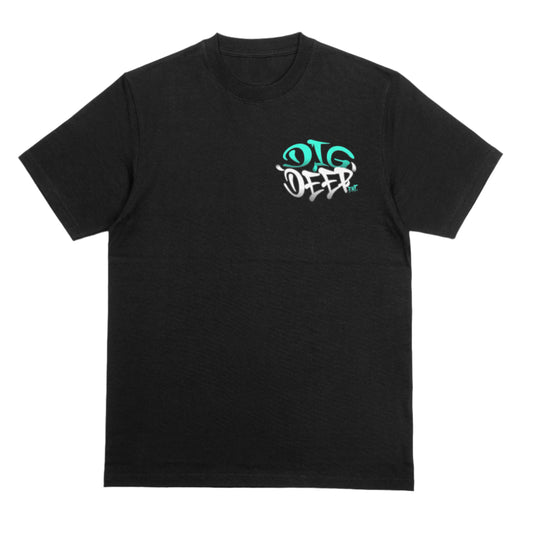 GRAFFITI HEAVYWEIGHT TEE - BLACK