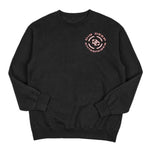 CREWNECK LOGO SWEATSHIRT - BLACK