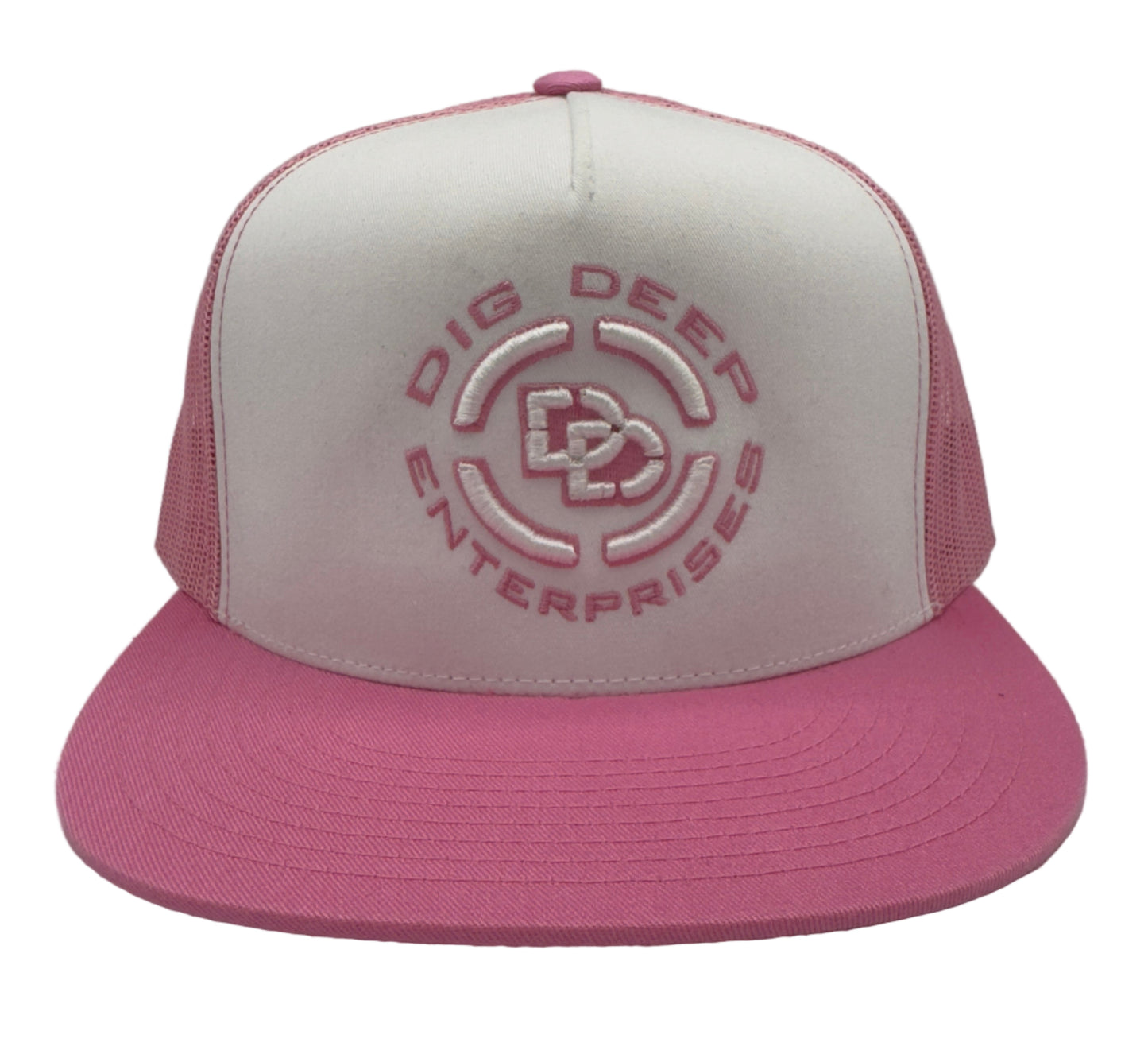 LOGO SNAPBACK-PINK & WHITE