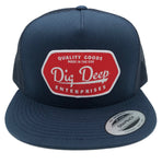 MESH SNAPBACK - NAVY BLUE