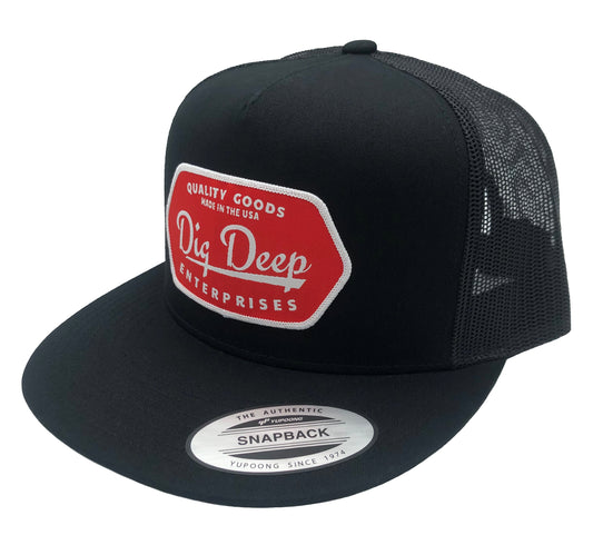 MESH SNAPBACK - BLACK