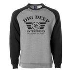 T.2.R. CREWNECK-GREY/BLACK